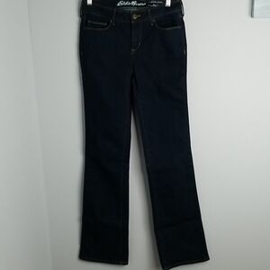 Eddie Bauer slightly curvy boot cut jeans 2 27x32